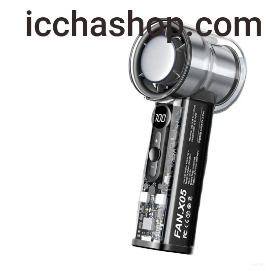 X05 Handheld High-Speed Turbo Cooling Fan (3000mAh Battery)